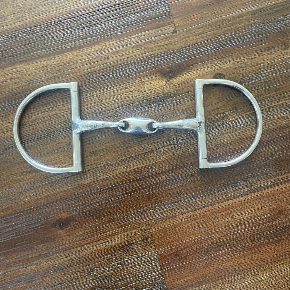 JP by Korsteel® Oval Mouth Hunter D-Ring Snaffle Bit - 5"